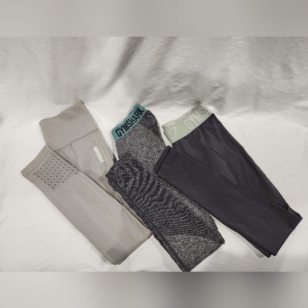 Gymshark Workout Leggings 3 Pair Size Small
